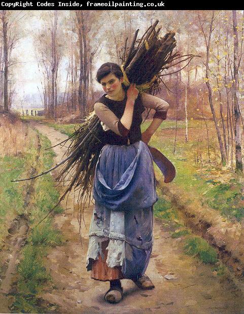 Pearce, Charles Sprague The Woodcutter's Daughter
